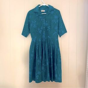 True Vintage Carol Brent blue day dress
